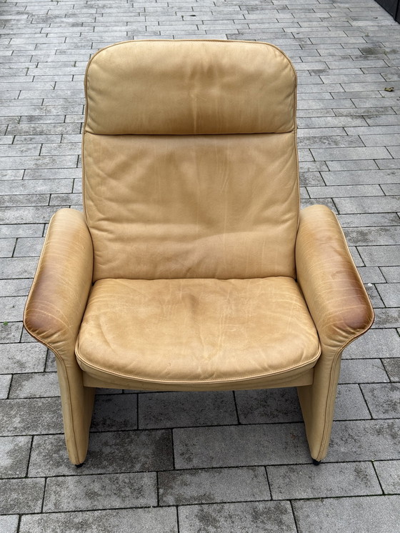 Image 1 of De Sede Ds-55 Fauteuil Leder Geel