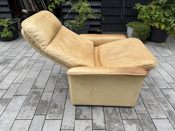 Image 1 of De Sede Ds-55 Fauteuil Leder Geel