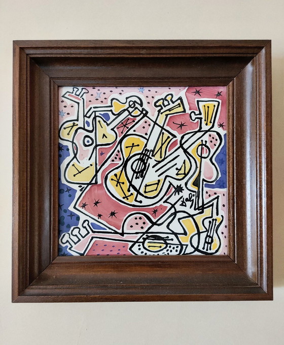 Image 1 of "Catalan Suite" Salvador Dalí - Complete serie van zes decoratieve tegels (1954 of 1964)