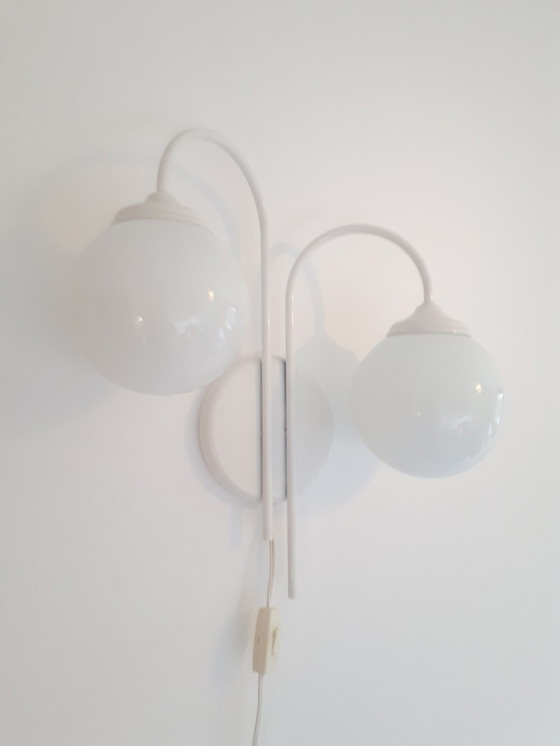 Image 1 of Steinhouwer Vintage wandlamp bollenlamp