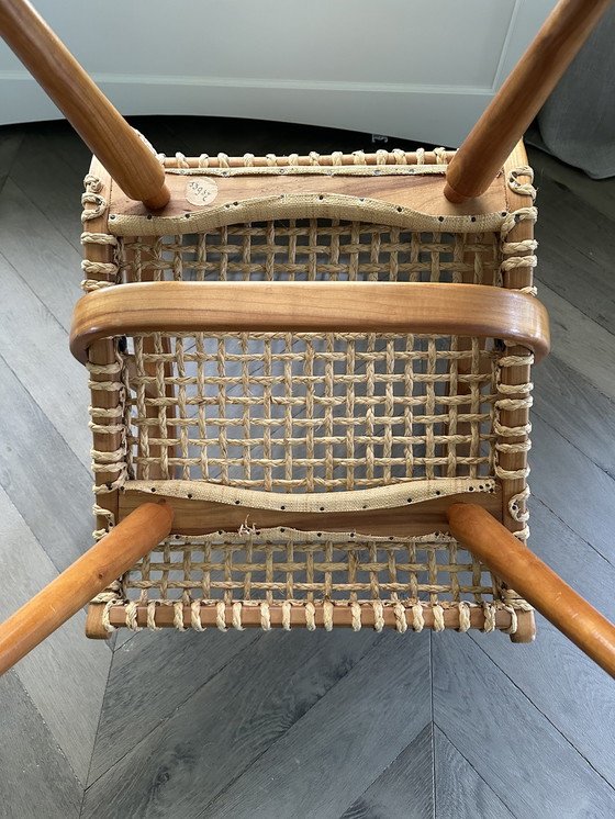 Image 1 of Vintage dutch rieten fauteuil ‘50