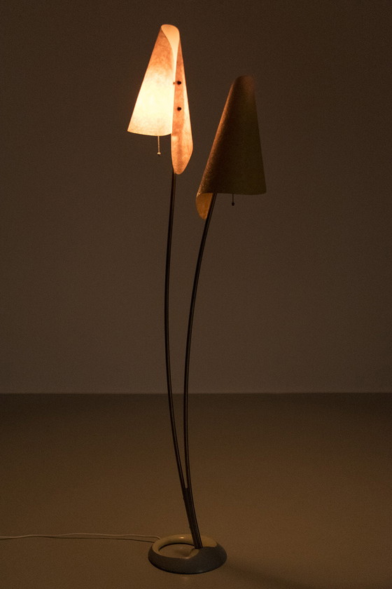 Image 1 of Vintage organisch gevormde vloerlamp