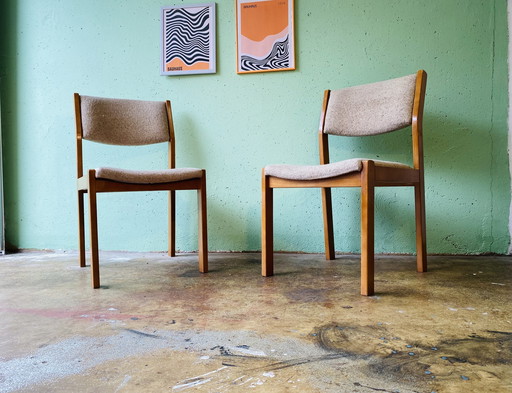 2 x vintage eetkamerstoelen