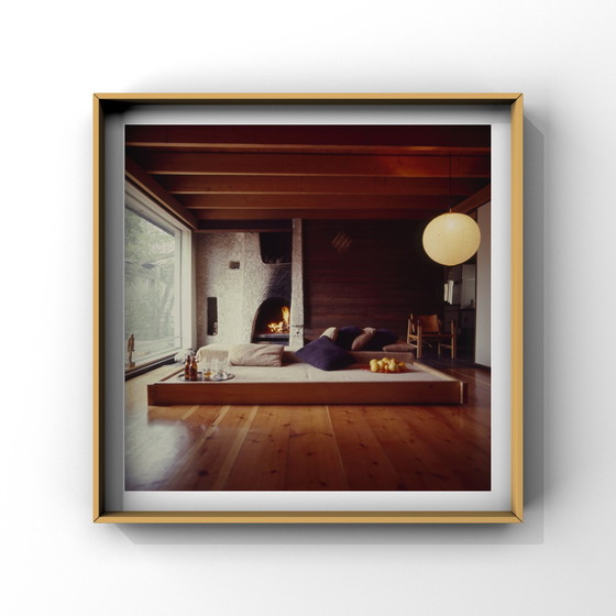 Image 1 of Minimalistisch mid century Scandinavisch interieur | fine art druk | 1970