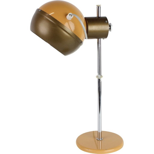 Mid-eeuwse magnetische tafellamp van Drukov, Tsjecho-Slowakije 1970