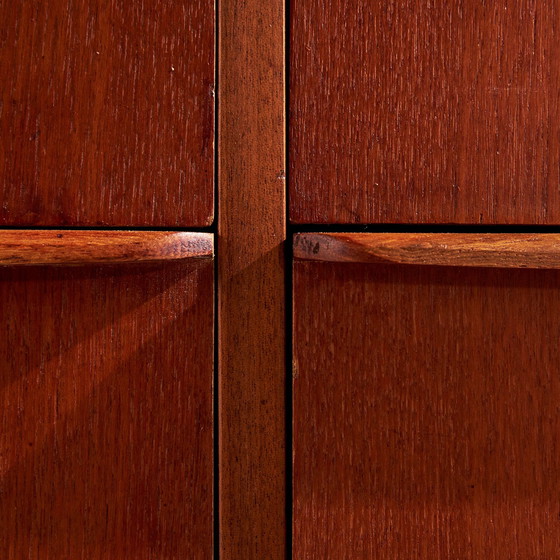 Image 1 of Gerestaureerd teak dubbel dressoir van Møbelfabrikken Risskov