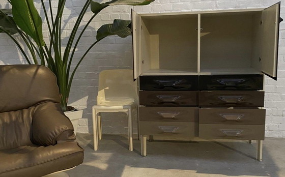 Image 1 of Sixties Ruimtetijdperk kabinet Df 2000 - Raymond Loewy Voor Doubinsky Fréres