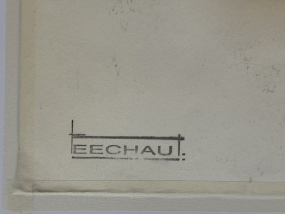 Image 1 of Landschap (1974) - Eugène Eechaut (1928-2019)