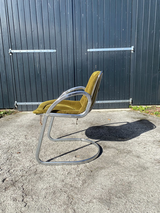 Image 1 of Vintage Gastone Rinaldi voor RIMA buisstoel