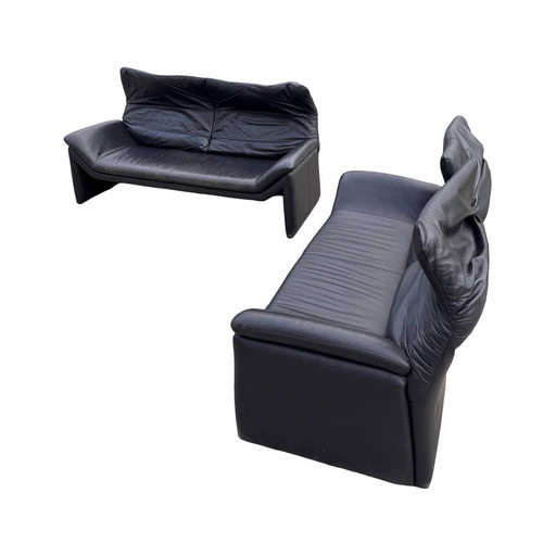 De Sede Sofa, Designer Hans Kaufeld, Kleinere Sofa (Rechts)