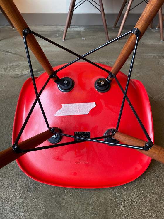 Image 1 of 6x Eames/Vitra Fiberglas DSW chair