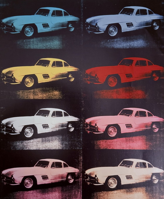 Image 1 of Andy Warhol: “Mercedes-Benz 300 Sl Coupe 1954, 1986”.