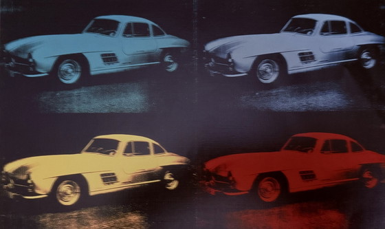 Image 1 of Andy Warhol: “Mercedes-Benz 300 Sl Coupe 1954, 1986”.