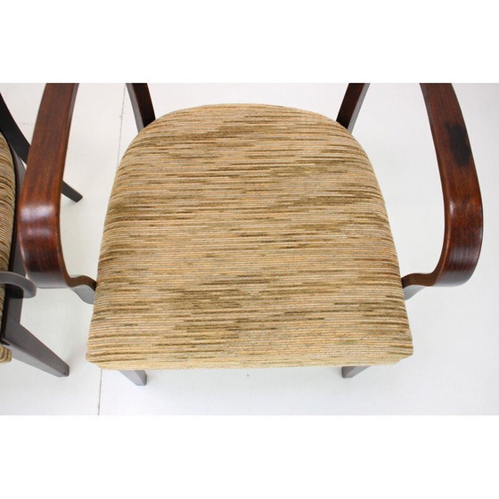 Image 1 of Set van 4 vintage catalogus fauteuils H-224 door Jindřich Halabala, Tsjecho-Slowakije jaren 1930