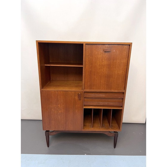 Image 1 of Vintage houten highboard, Italië 1950