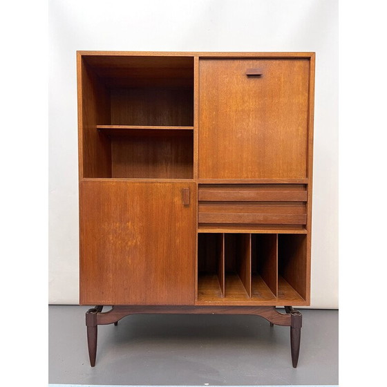 Image 1 of Vintage houten highboard, Italië 1950