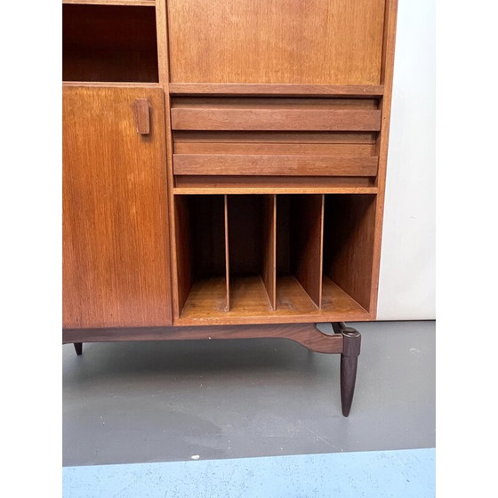 Image 1 of Vintage houten highboard, Italië 1950