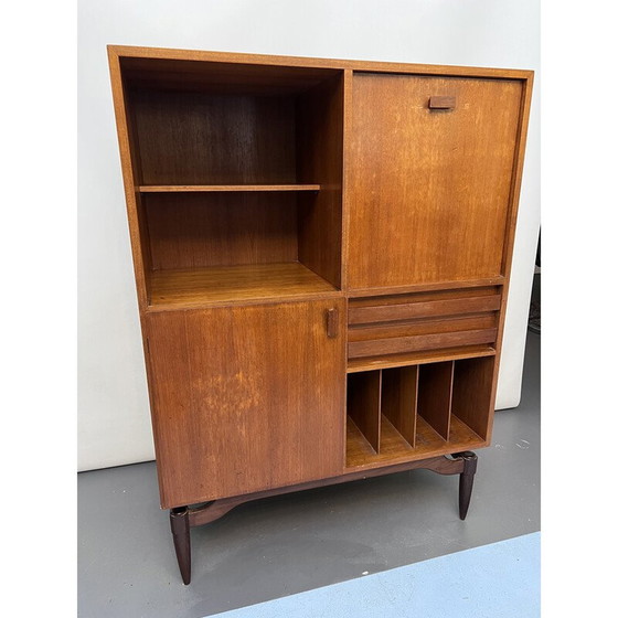 Image 1 of Vintage houten highboard, Italië 1950