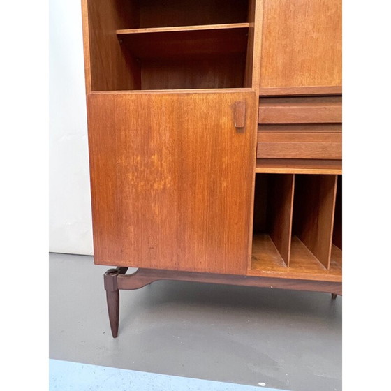 Image 1 of Vintage houten highboard, Italië 1950