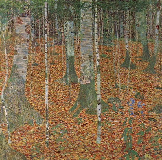 Image 1 of Gustav Klimt - Birch forest