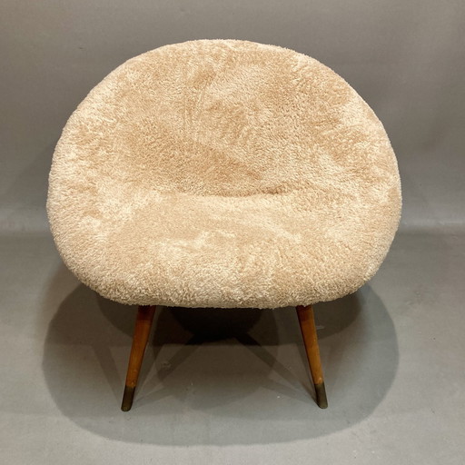 Scandinavische design fauteuil 1950.