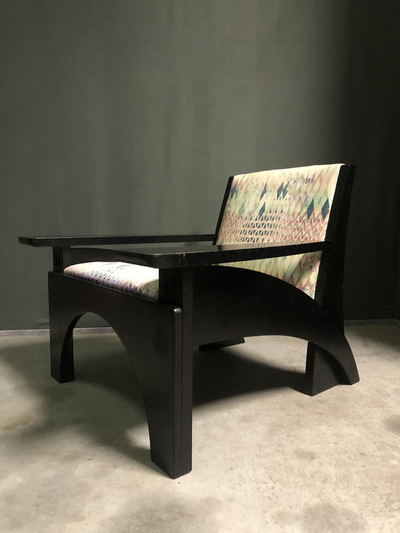 Image 1 of Hill house lounge chair van Charles Rennie Mackintosh voor Cassina