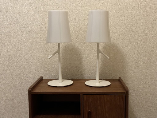 Foscarini Birdie Piccola - Set van 2 (Witte Tafellampen)