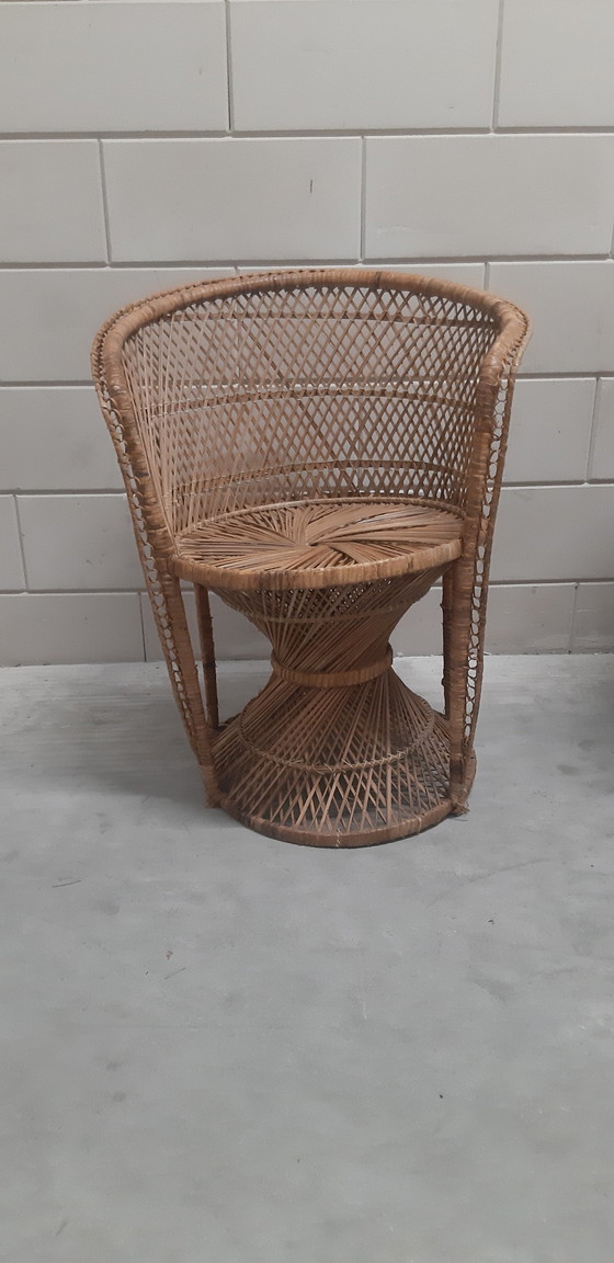 Image 1 of 2X Vintage Rattan Chair