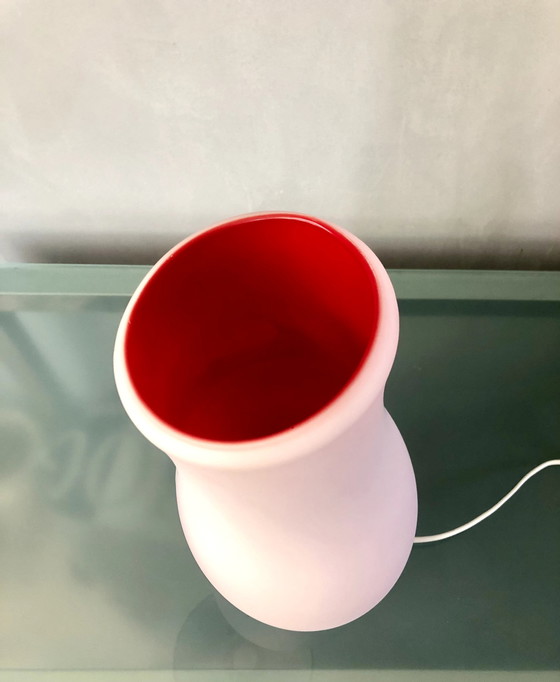 Image 1 of Ikea Mylonit Lamp, Kleur Rood by K. Leibel & K. Andreason