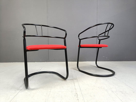 Image 1 of Postmoderne eetkamerstoelen, 1980S