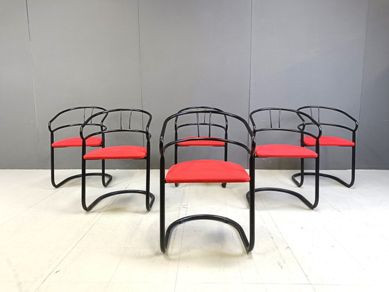 Image 1 of Postmoderne eetkamerstoelen, 1980S