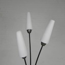 Staande sprietlamp met 3 glazen kelken