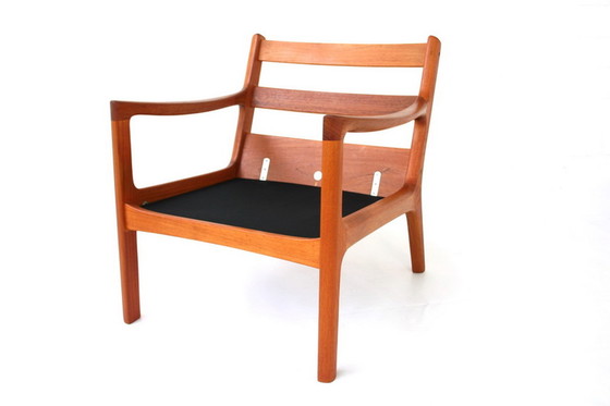 Image 1 of Ole Wanscher voor France & Søn "Senator" Mid Century Deense teakhouten fauteuil