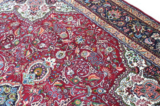 Image 1 of Origineel handgeknoopt Perzisch tapijt Tabriz 40 Raj Fijn 405 X 293 Cm Topconditie