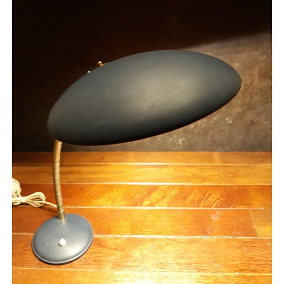 Image 1 of Vintage bureaulamp vliegende schotel 1950