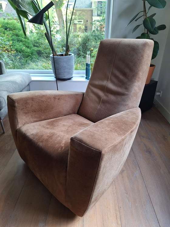 Image 1 of Longa Fauteuil Suede Leder