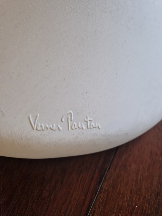 Image 1 of Vitra Verner Panton stoel wit