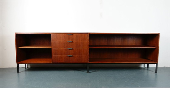 Image 1 of 2 x DHS-20 dressoir teak herbert hirche holzäpfel KG 50er jahre