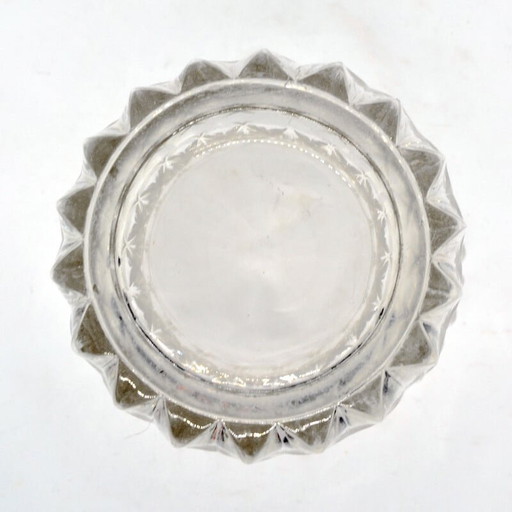 Vintage glazen vaas van Jiří Řepásek voor Poděbrady, Tsjecho-Slowakije 1960