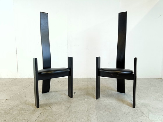 Image 1 of 8x Vico Magistretti Golem stoelen