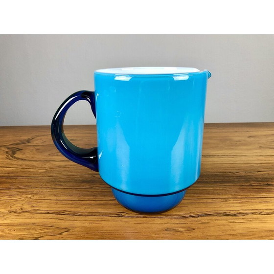 Image 1 of Set vintage kannen en kommen in glas van Michael Bang voor Holmegaard, jaren 1970