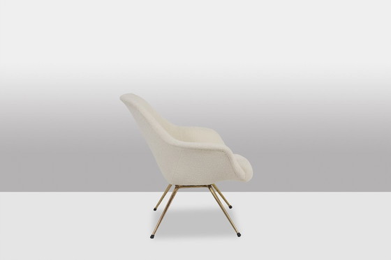 Image 1 of Paar verguld messing Cocktail fauteuils. Circa 1960.