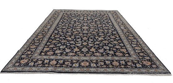 Image 1 of Origineel handgeknoopt Perzisch Tapijt Kashan Fijn Met Zijde 385 X 280 Cm Top Conditie