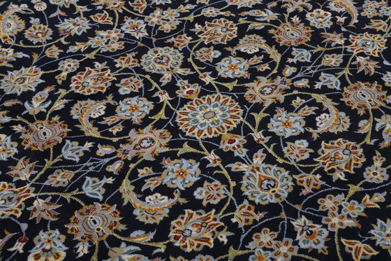 Image 1 of Origineel handgeknoopt Perzisch Tapijt Kashan Fijn Met Zijde 385 X 280 Cm Top Conditie