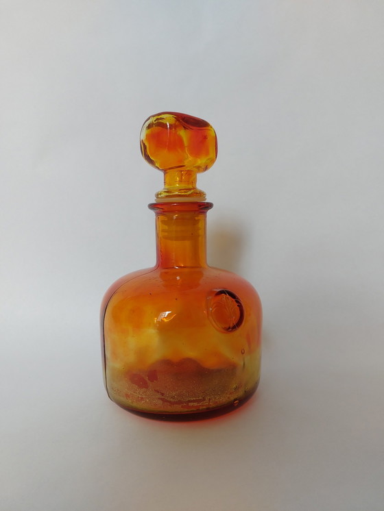 Image 1 of Empoli glass karaf- Italy 1970