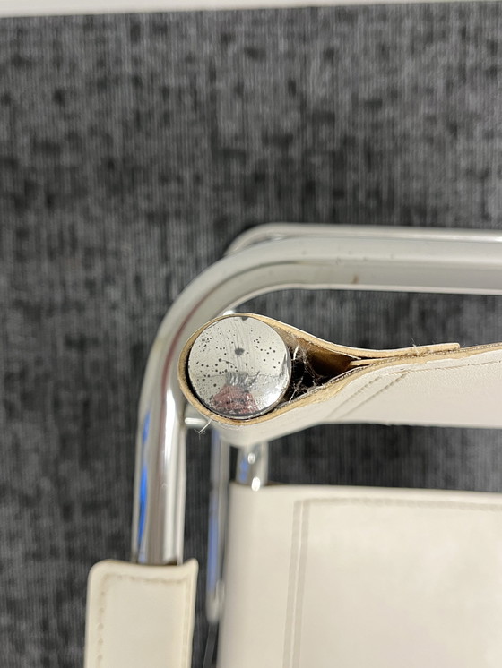 Image 1 of 3X Eetkamerstoel (S34) Door Mart Stam