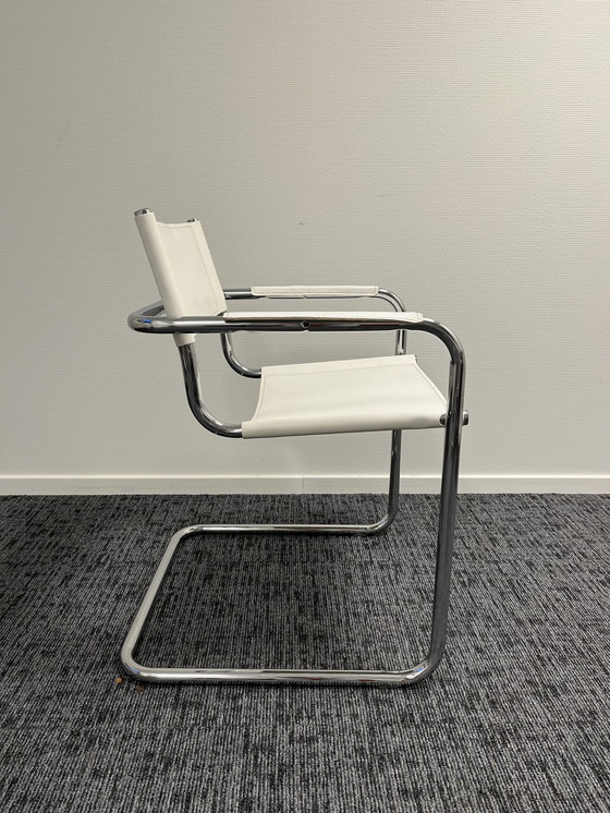 Image 1 of 3X Eetkamerstoel (S34) Door Mart Stam