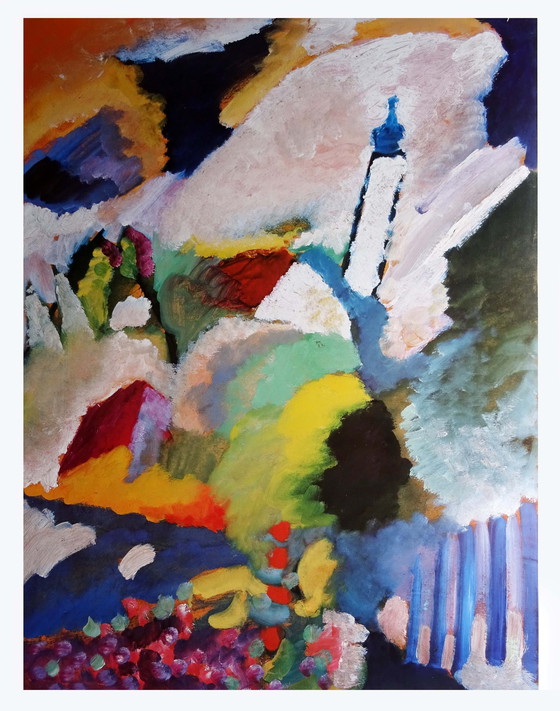 Image 1 of Wassily Kandinsky - Achenbach Art Edition 1988 - Kirche In Murnau 1910