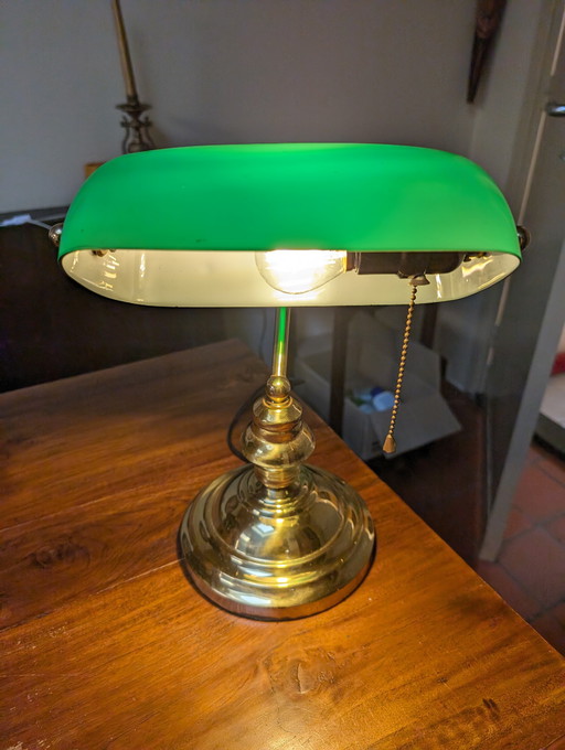 Vintage bankierslamp