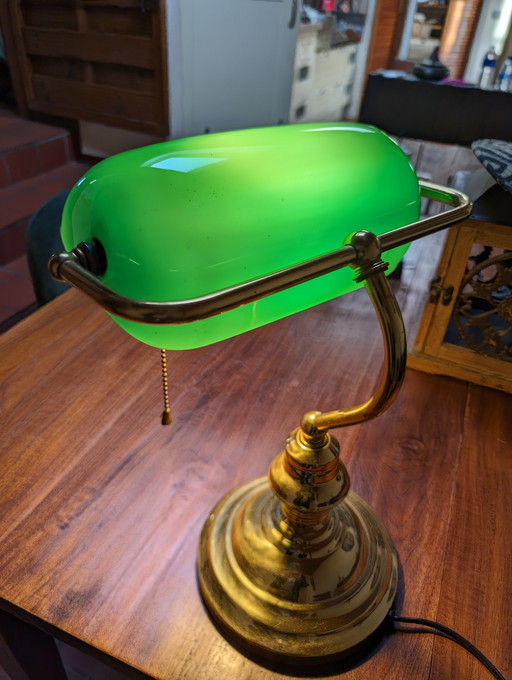 Vintage bankierslamp